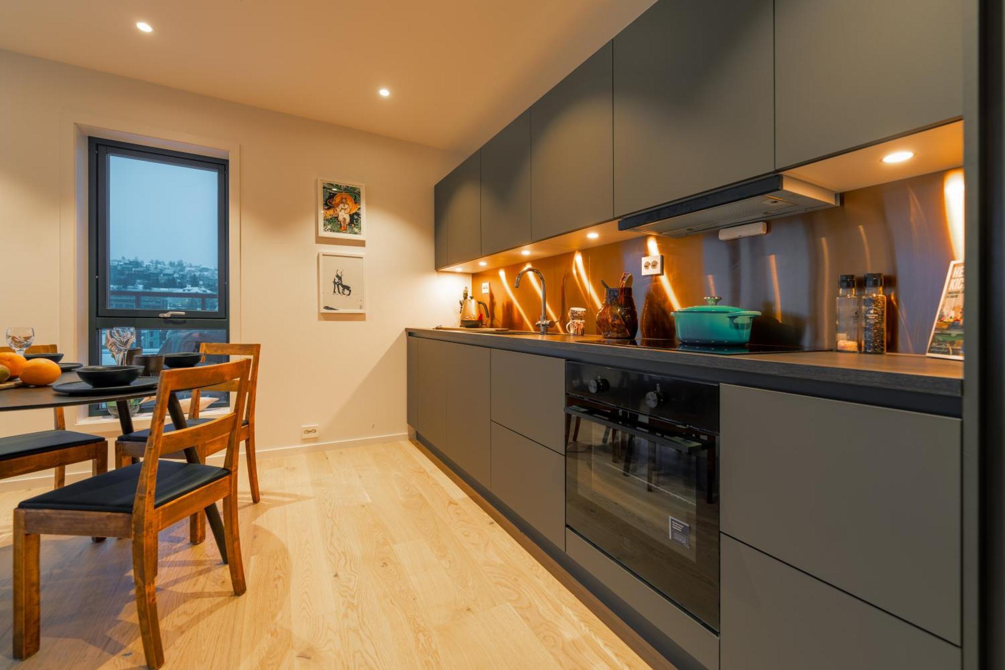 טרומסה Northern Light Apartments - Nyholmen Luxury Penthouse B מראה חיצוני תמונה