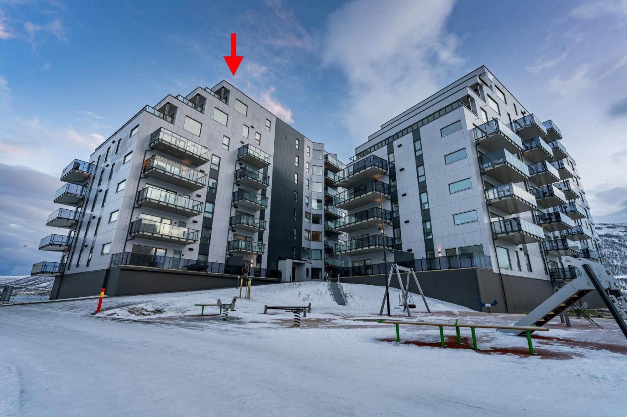 טרומסה Northern Light Apartments - Nyholmen Luxury Penthouse B מראה חיצוני תמונה